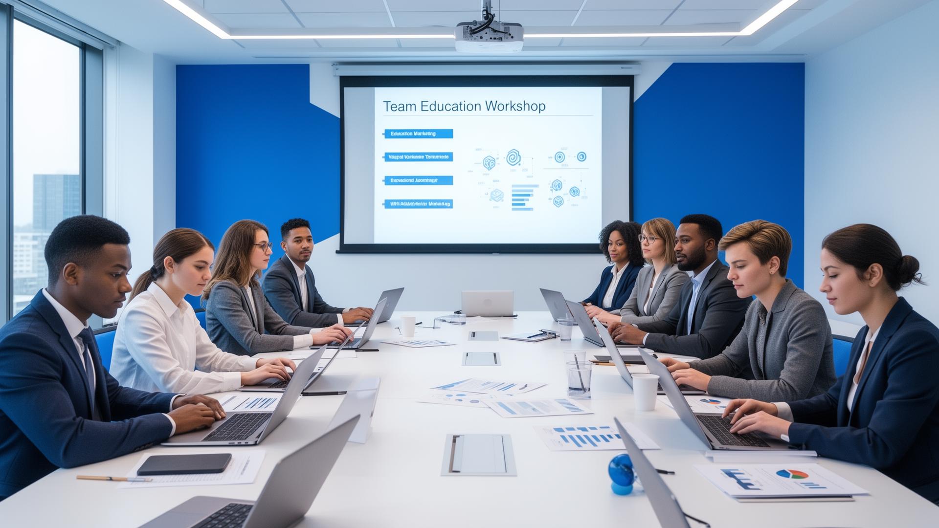 A SoudCoh marketing training workshop in progress