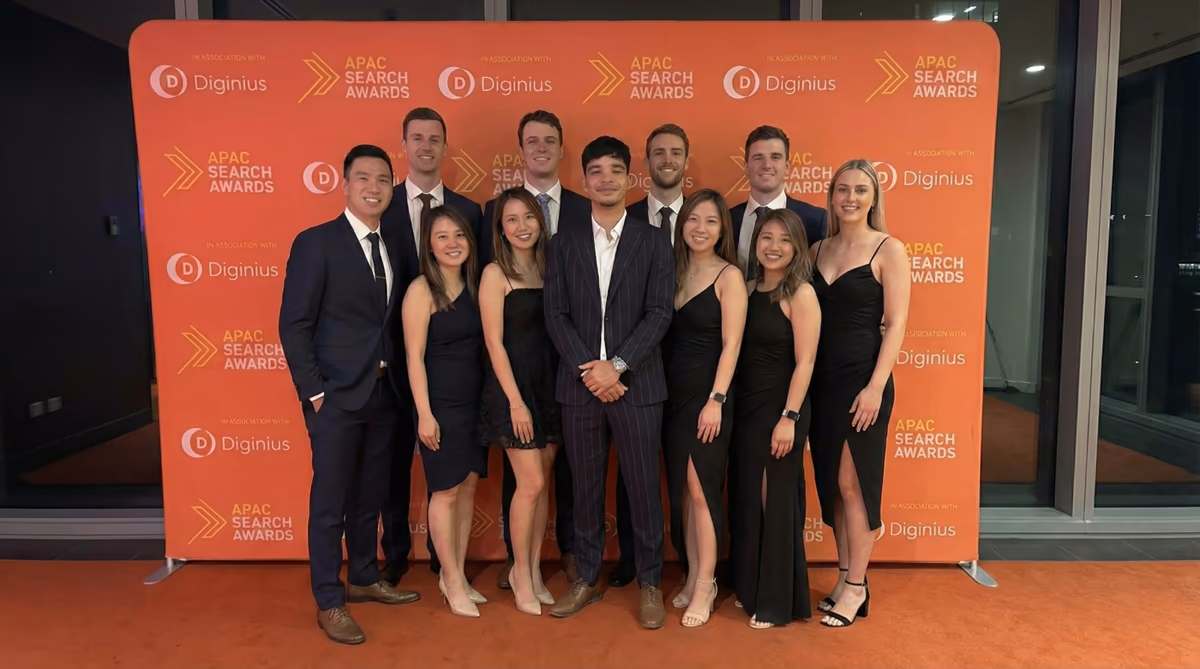 The SoudCoh team at the APAC Search Awards