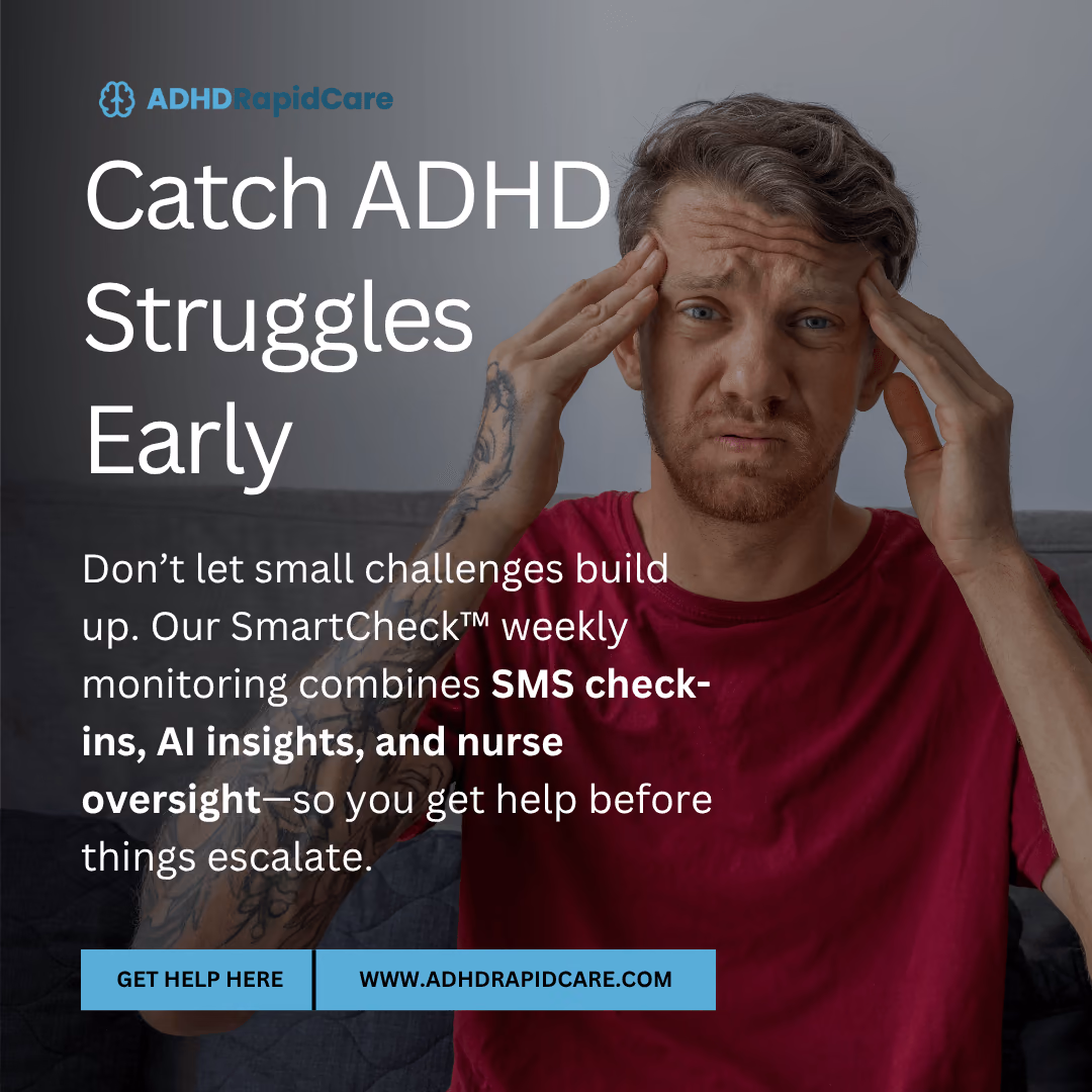 ADHD Rapid Care SmartCheck creative