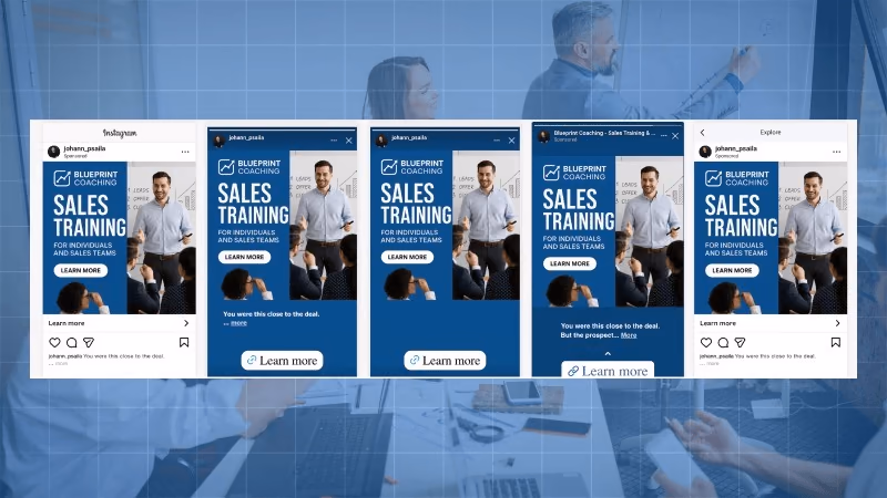 Blueprint Coaching social media ad campaigns