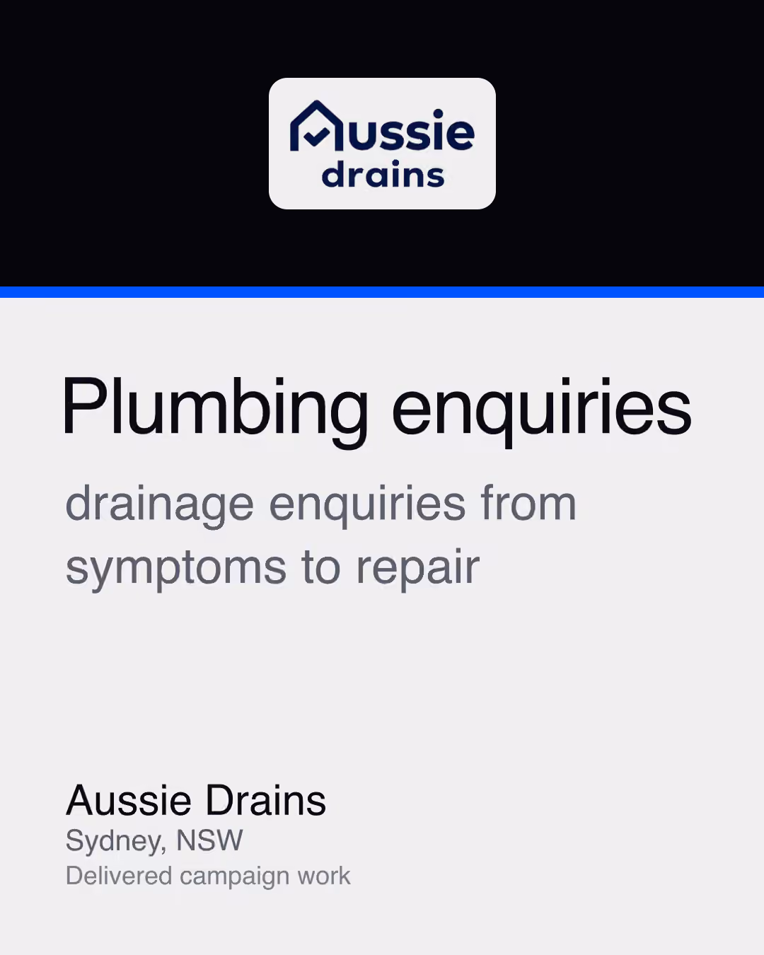 Aussie Drains: Plumbing enquiries drainage enquiries from symptoms to repair