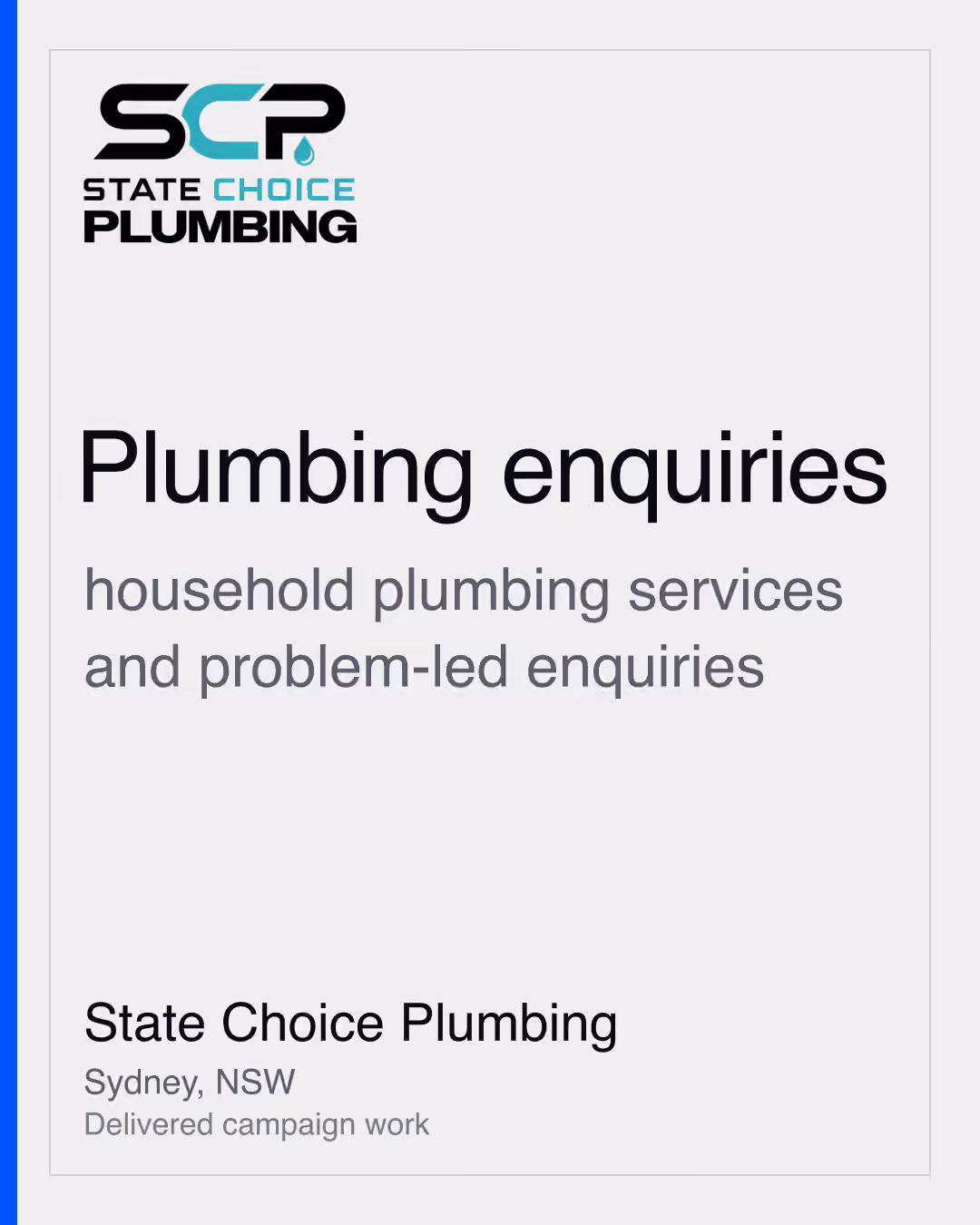 State Choice Plumbing: Plumbing enquiries household plumbing services and problem-led enquiries