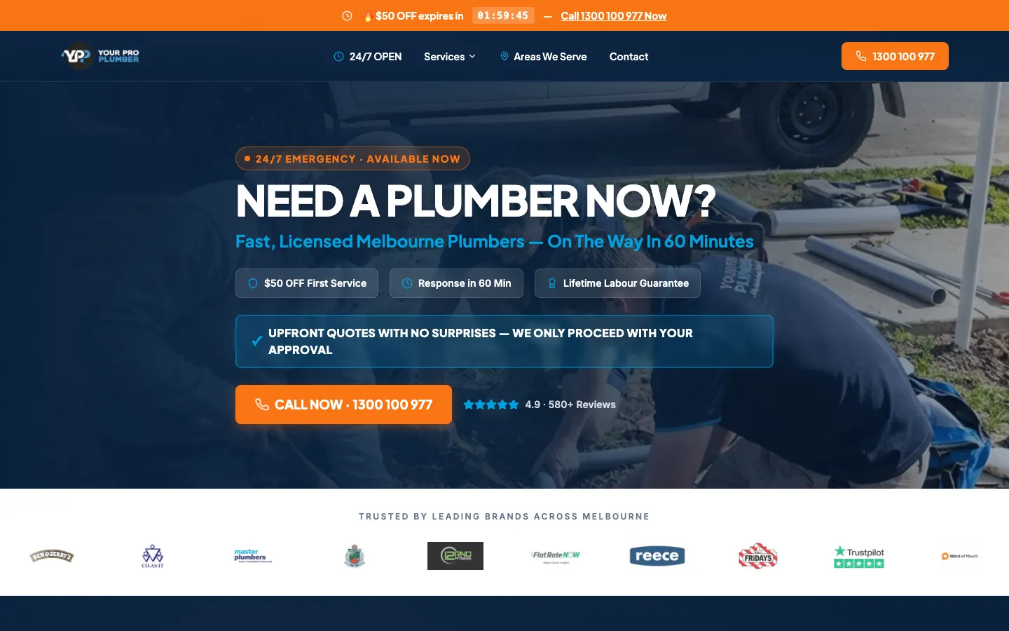 Your Pro Plumber home page